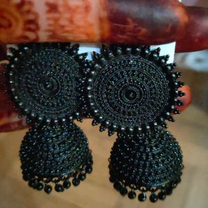 Black Bell Earrings