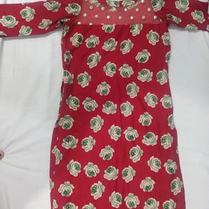 #special Offer At Designer 3D Red Kurta