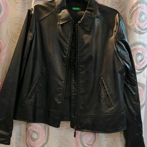 United Colors Of Benetton Leather Jacket