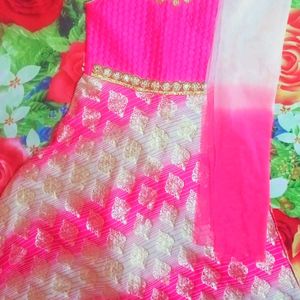 Gown With Dupatta