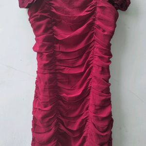 Maroon Bodycon