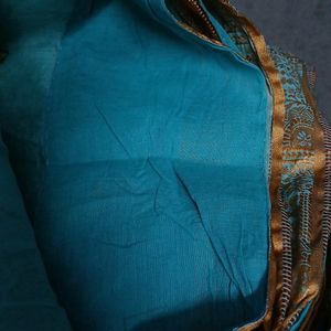 Beautiful  Sea Green Saree