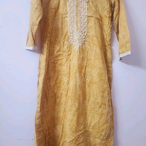 Cotton Suit Cream Colour