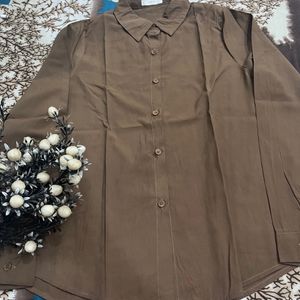 coffee brown color shirt