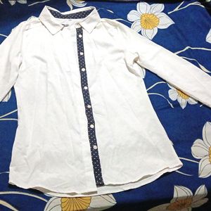 White Silk Shirt