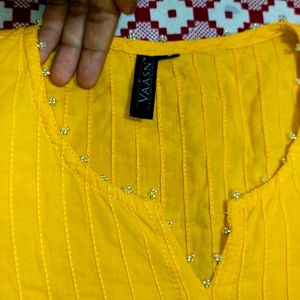 Yellow Short Kurta💛