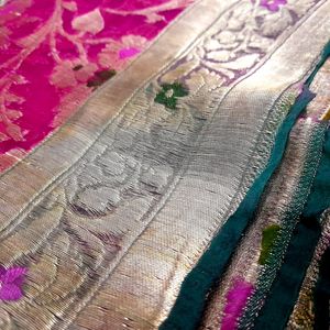 Silk Mark Certified Handloom Pure Georgette