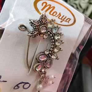 Silver Jhumka & Nose pin Combo