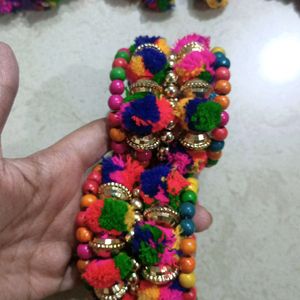 Pom Pom Navratri Jewellery Combo