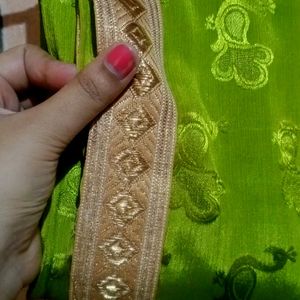 Lime Green Saree💚