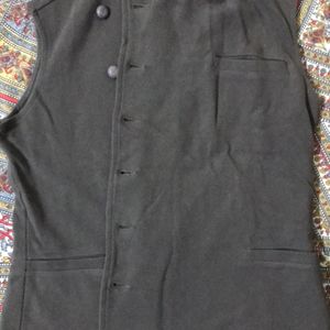 Hypernation Woven Pure Cotton Nehru Jacket