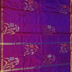 Purple Soft Silk Saree