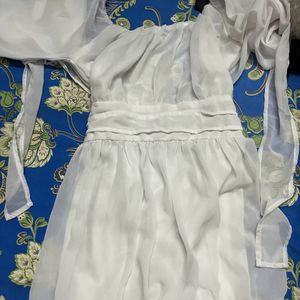 Cottage Core Y2k Coquette White Dress