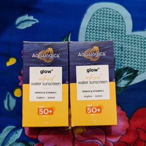 Aqualogica glow + Infused Water Sunscreen