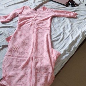 Light Pink Kurthi Set