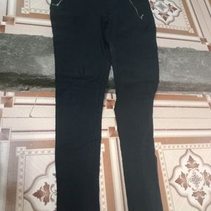 Black Stylish Regular Pant