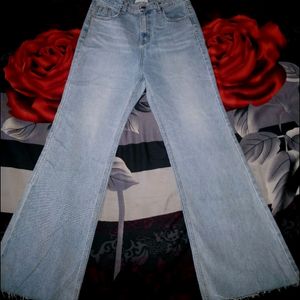 Women Wide Leg Blue Jeans😻🎉