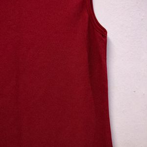 SHEIN Maroon Dress