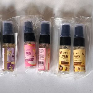 Combo Of 5 Plum Perfume & Body Mist