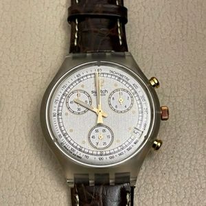 Very RARE VINTAGE SWATCH Chronograph Watch