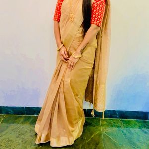 Cotton Silk Saree