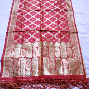 Pure Cotton Silk Banarasi Duppata