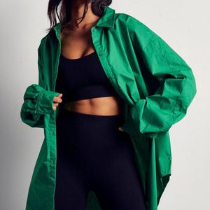 Zara Green Oversized Shirt