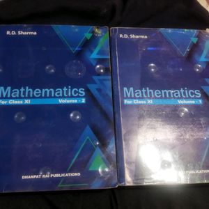 Rd Sharma Class 11 Volume 1&2