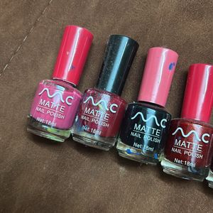 6 Nail Polish Full New Never Used Super Condition