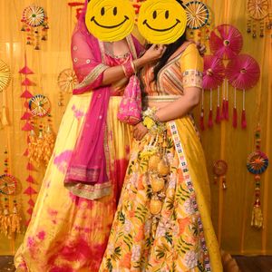 Beautiful Gown With Duppata For Haldi Ceremony