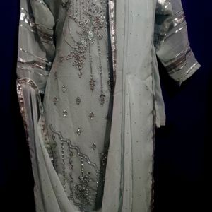 Embroidery work Kurta set Size issue