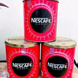 3 Nescafe Tin Boxes (Rare & Old) Collectible Item