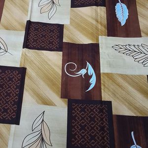 New Leaves Design Double Bedsheet With 2 Pillow