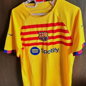 Bright Yellow FCB sports Jersey