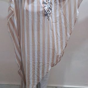 One Side Cut Kaftan Pattern Kurti