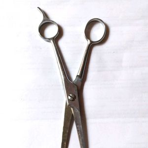 Used Silver Hair Cutting Scissors 6.5inch