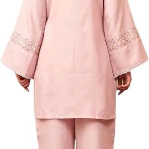 Vorhiza Women's Cotton Stub Co-Ord Set