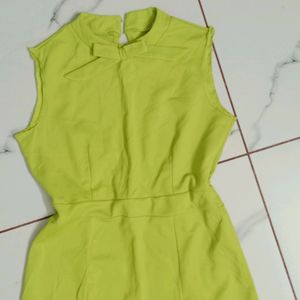 Korean Bow Neon Dress 👗