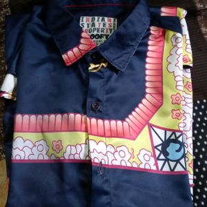 GOOFY CASUALS PARTY WEAR NEW SHIRT L SIZE TOP COND