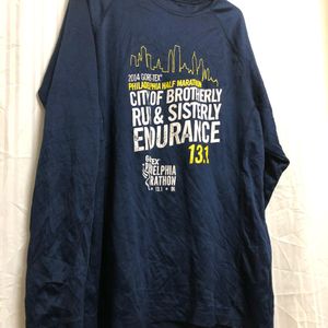 Blue Long Sleeve T Shirt