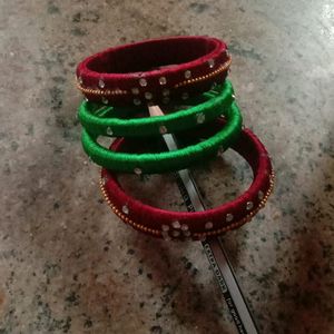 silk thread bangle