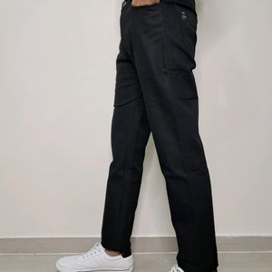 Kaulin 1008 Men's Soft Fabric Black Trouser