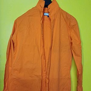 Oversize Orange Trendy Shirt For Women