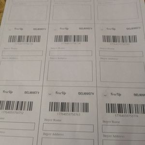 40 Shipping labels