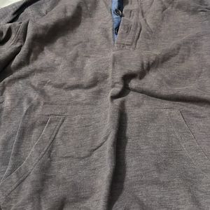 Men Hoodie With Buttons