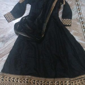 Beautiful Black Festive Anarkali