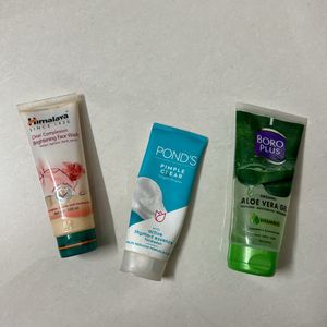 Face wash and gel combo