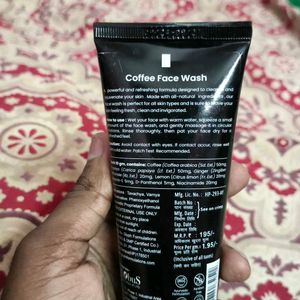 Its a Globus Natural Coffee Face Wash