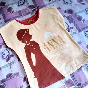 Cute Frozen Anna Top 👕💕