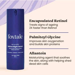 foxtale VIT-A-LITY Retinol Night Serum